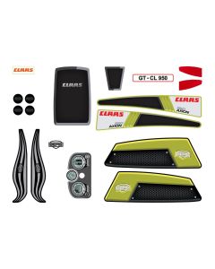 BERG Aufkleber-Set CLAAS - für alle XL und XXL CLAAS Gokarts 51.15.00.53