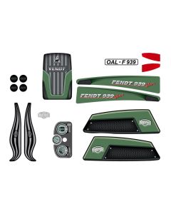 BERG Aufkleber-Set Fendt - für alle XL und XXL Fendt Gokarts 51.15.00.51