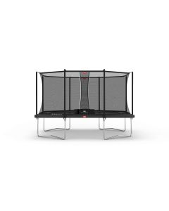 Trampolin BERG Ultim Favorit Regular 410 Grau Airflow + Safety Net Comfort 32.25.64.32