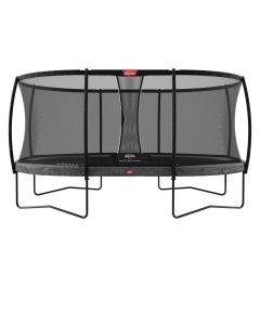 Trampolin BERG Grand Champion Regular 350 Grau + Safety Net Deluxe 30.35.73.30