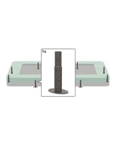 Einzelner Standfuß 22cm - Ersatzteil für alle InGround Champion Trampoline 56.30.30.30