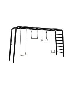 BERG PlayBase Rahmen Extra Large TL + 2x Schaukel + Trapez + Turnringe 22.61.00.00