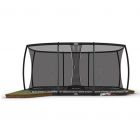 Trampolin BERG Ultim Pro Bouncer Flatground 500 Schwarz + Safety Net DLX XL 32.51.95.30