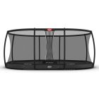 Trampolin BERG Grand Champion InGround 520 Grau Airflow PRO + Safety Net Deluxe 30.33.75.33